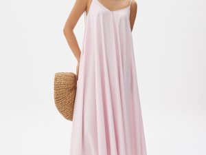 Trapeze Camisole Midaxi Dress