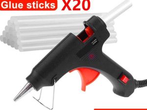 VIC 20W Hot Melt Glue Gun With 20PCS Glue Sticks For Repair Tool