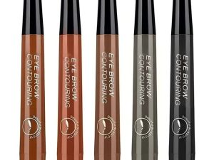 5pcs 5 Colors Eyebrow Pen Waterproof (5pcs Includ Coffee /brown /grey/red-brown /black-grey)