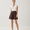 Linen Wide Leg Shorts - Image 5