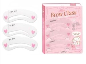 Eyebrow Grooming Stencil Shaping Template Eyebrow Card