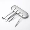 Tongue Cleaner Tongue Scraper Set (big Iron Box) - Image 2