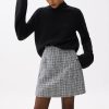 Elastic Tweed Mini Skirt - Image 2