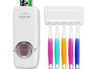 Toothbrush Holder And Automatic Toothpaste Dispenser