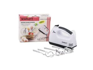 Scarlett 7 Speed Electric Hand Mixer Whisk Egg Beater Cake Baking