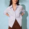 Cotton High Waist A-line Shorts - Image 3