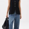 Tailored Long Knit Vest - Image 4