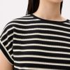 Striped Jersey Shift Mini Dress - Image 3