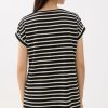 Striped Jersey Shift Mini Dress - Image 2