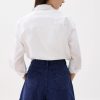 High Waist Denim A-line Shorts - Image 2