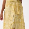 High Waist A-line Wrap Skirt - Image 4