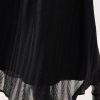 Elastic High Waist Crinkled Flare Maxi Skirt - Image 2